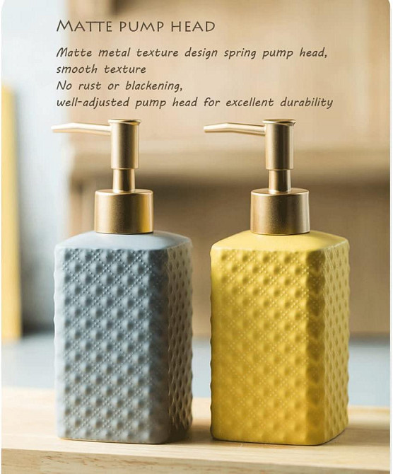 Комплект керамічних аксесуарів для ванни: дозатор, мильниця, стакани Сірого кольору Кам'янець-Подільський - фото 5