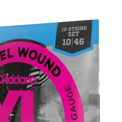 Струни для гітари D'Addario XL Nickel Wound Regular Light 12-String (10-46) (EXL150) Вінниця