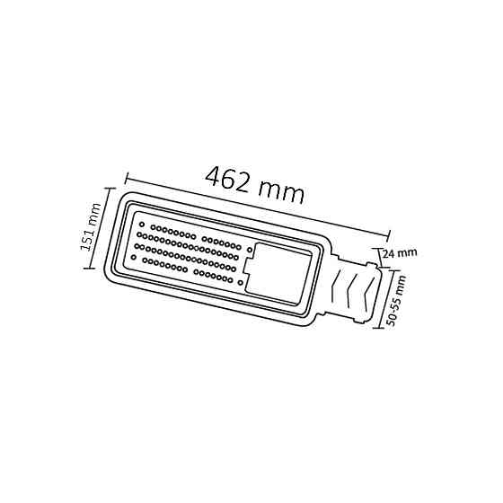Консольний LED світильник 100W 6400K VEGAS-100 Київ