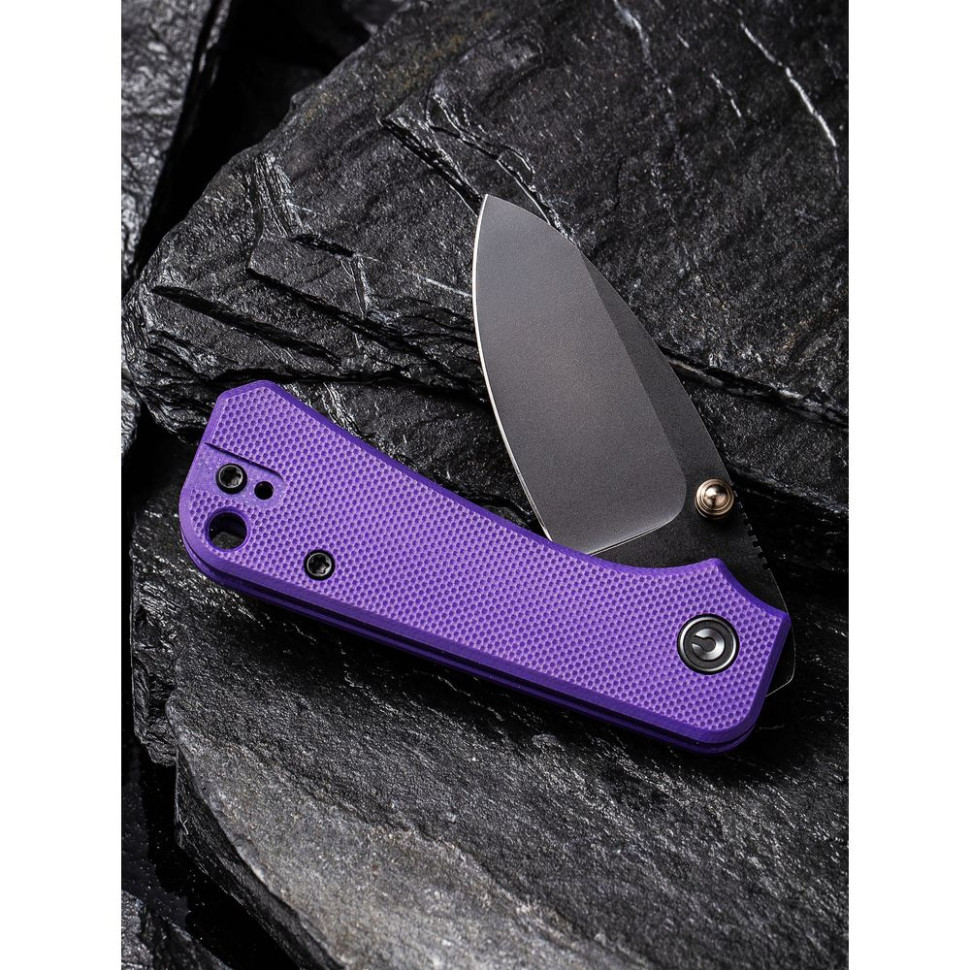 Ніж складаний кишеньковий Civivi Baby Banter, (5.9 см) Nitro-V / G10 фіолетовий Київ - фото 11
