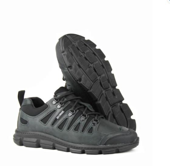 Тактичні демісезонні чоловічі чорні кросівки ГРІЗЛІ, армійські міцні чоловічі шкіряні кросівки Львів