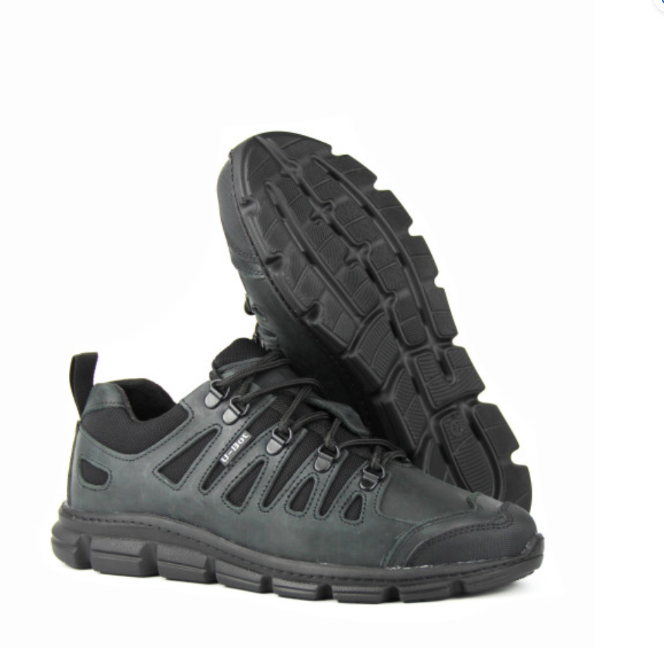 Тактичні демісезонні чоловічі чорні кросівки ГРІЗЛІ, армійські міцні чоловічі шкіряні кросівки Львів - фото 2