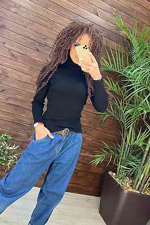 Водолазка жіноча однотонна рубчик, гольф жіночий базовий, жіночі базові гольфи водолазки в Україні Крохатушка одяг Київ