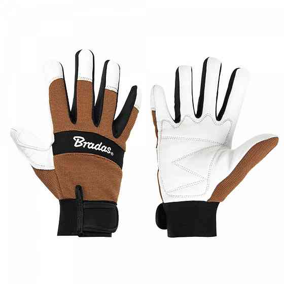 Рукавички захисні Tech Leather, шкіряні, блістер, розмір 10, RWTL10 Київ