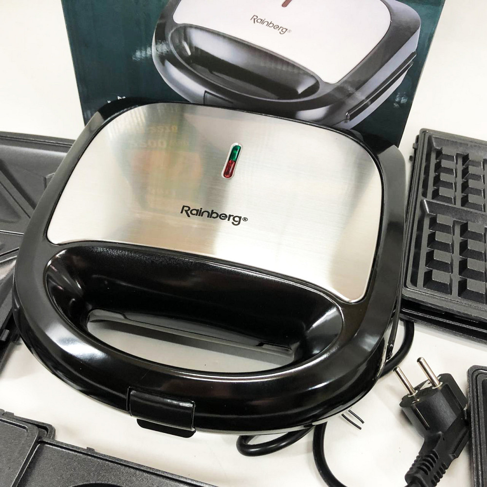 Мультипекарь для приготовления гриля Rainberg RB-2276 6 в 1 2200 Вт, Гриль для мяса овощей UJ-89 Львов - изображение 11