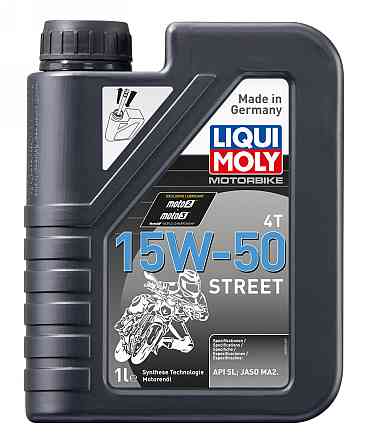 LIQUI MOLY 2555 Motorbike 4T 15W-50 Street — Моторна олива для мотоциклів | Максимальний захист двигуна та стабільна робота в будь Ковель