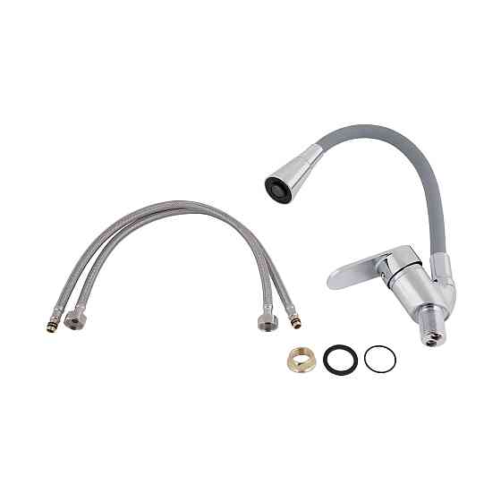 Змішувач для кухні Lidz Tani 008F3 з гнучким виливом (k40) LDTAN008F3GCR39507 Chrome/Grey Київ