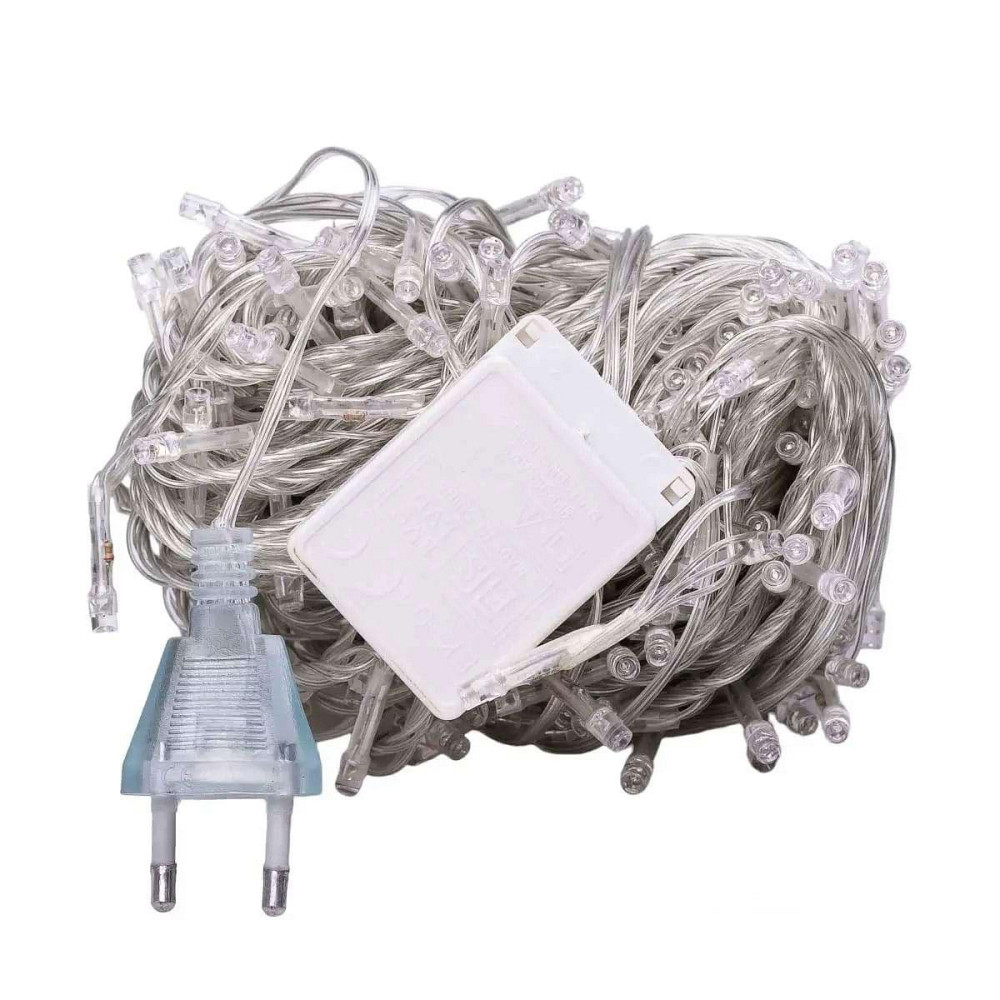 Гірлянда штора 3х2 м 144 LED світлодіодна мідний провід 16 ниток ZWM2320LEDML Київ - фото 10
