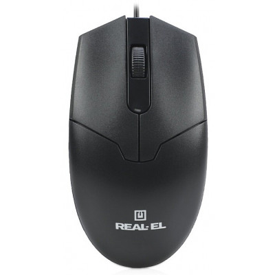 Мишка REAL-EL RM-208 USB Black Вінниця - фото 8