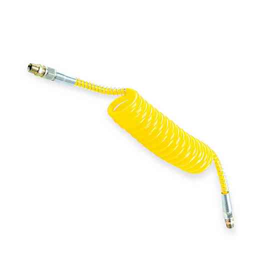 Шланг воздушный (желтый ) 3,5м м16х1,5 спиральный Мукачево