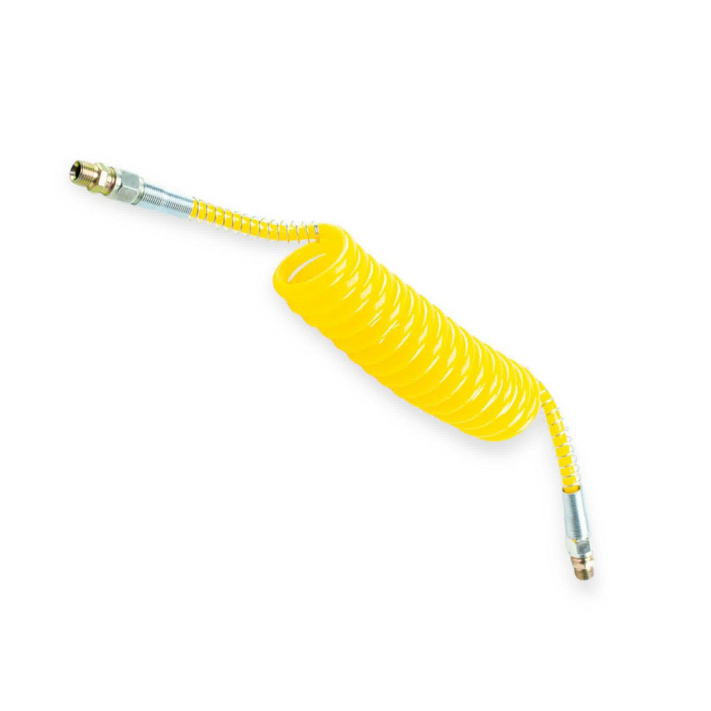Шланг воздушный (желтый ) 3,5м м16х1,5 спиральный Мукачево - изображение 1