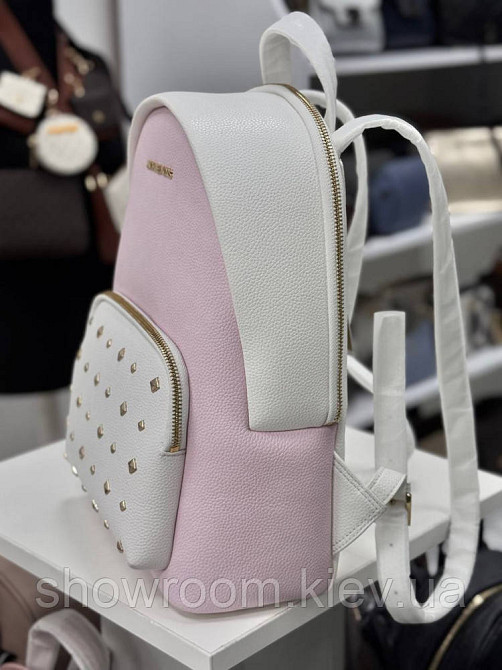 Жіночий брендовий рюкзак Michael Kors Erin white Lux Київ - фото 5