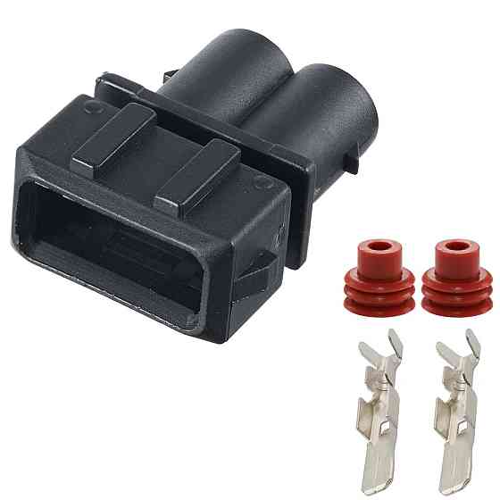 Роз'єм конектор 2-кон., Вентил, Охлаждения Радіатора, 357972782, VAG Германия, Франция, Audi, Bugatti, Porsche, Seat, Skoda, VW Київ