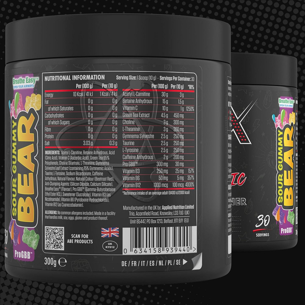 Жироспалювач Applied Nutrition Shred X Fat Burner (300g - 30 Servings) (Sour Gummy Bear) Луцьк - фото 2