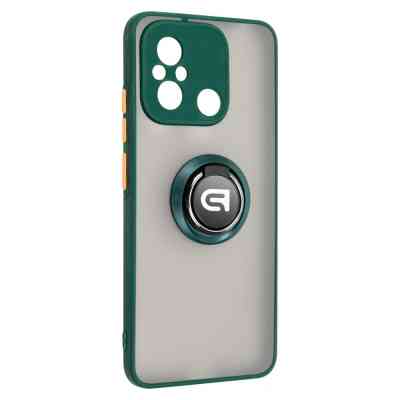 Чехол для мобильного телефона Armorstandart Frosted Matte Ring Xiaomi Redmi 12C Dark Green (ARM68371) Винница
