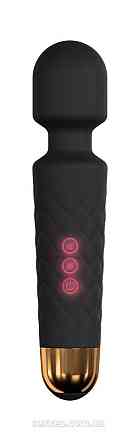 Мини-вибромассажер Dorcel Wand Wanderful Black мощный, водонепроницаемый, 18 режимов работы Sex Aura Киев