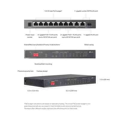 Комутатор мережевий TP-Link TL-SG1210PP Вінниця