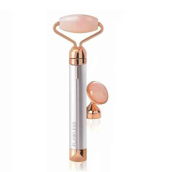 Массажер ролик электрический для лица Facial Roller Massager. Цвет: бежевый NC-87 Львов