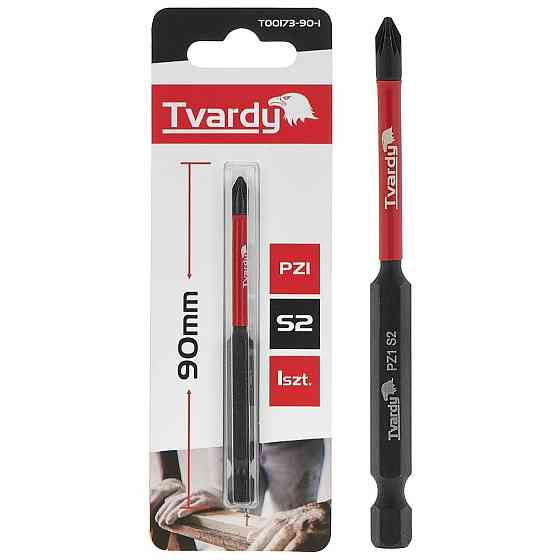 Біта ударна "Tvardy" Pozidriv Pz1 x 90мм Київ