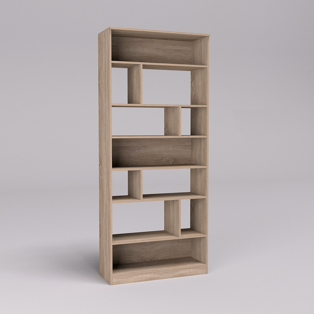 Стеллаж ОС-7, Дуб Сонома, 900/350/2100 Львов - изображение 1