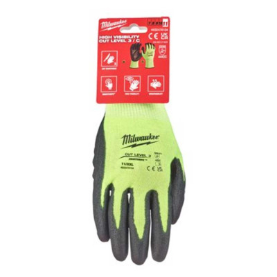 Защитные перчатки Milwaukee сигнальні з опором порізам 3 рівня, 10/XL (4932478133) Винница - изображение 2