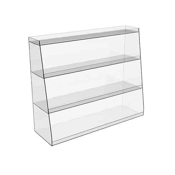 Подставка EKOSTAR под товар витрина 4-х ярусная 550х170х470 Киев