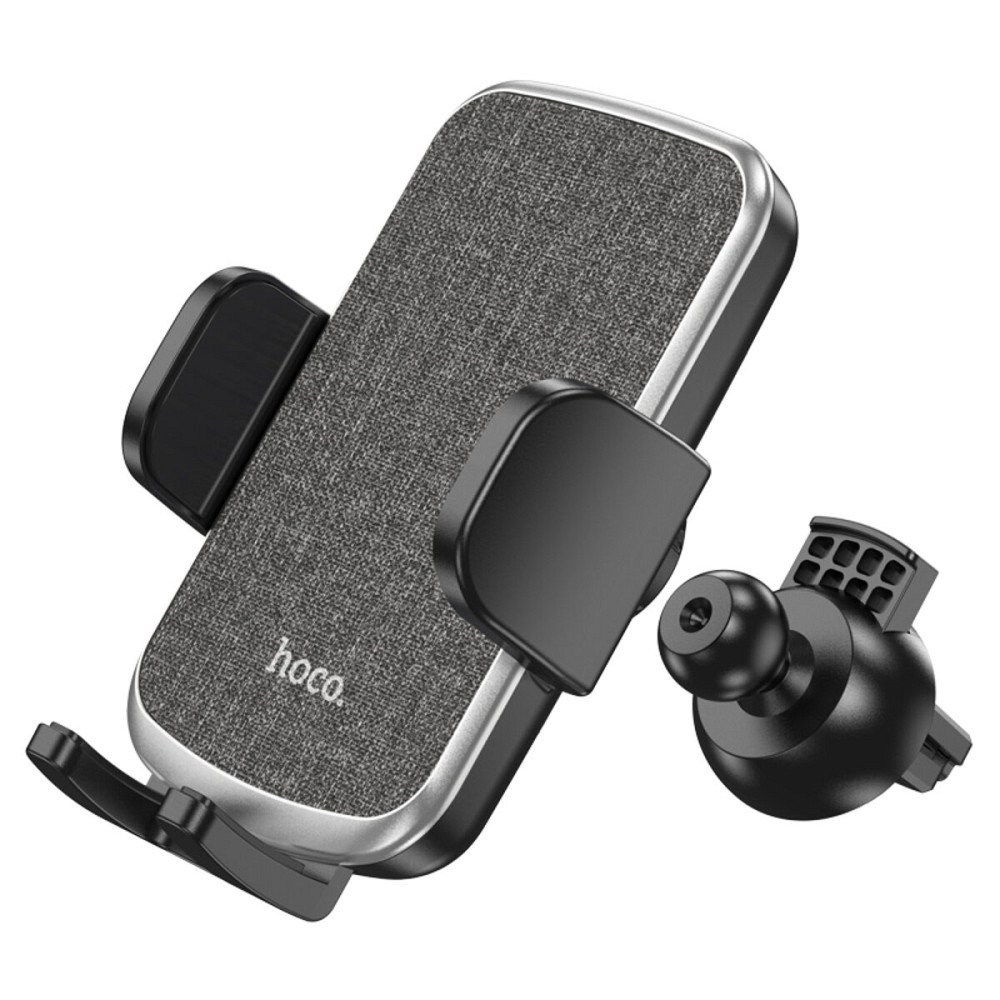 Тримач для мобільного HOCO CA94 Polaris push-type air outlet car holder Black Київ - фото 5