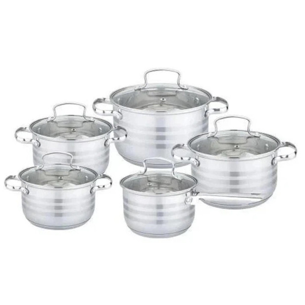 Набір каструль якісних з кришками, Набір каструль з антипригарним покриттям Комплект QC-35 Івано-Франківськ - фото 1