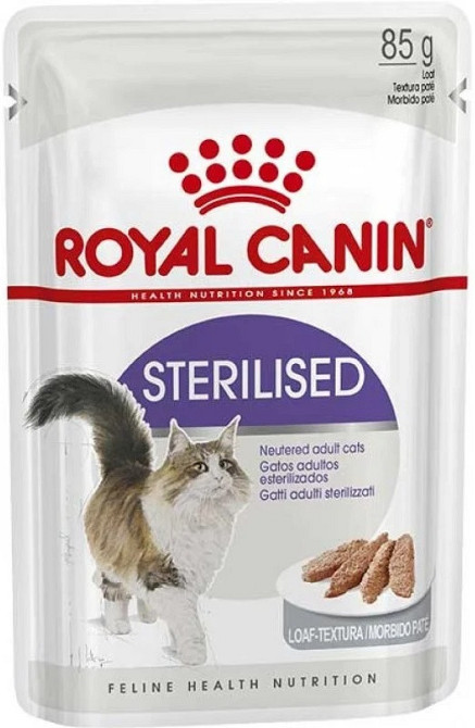 Royal Canin Sterilised Loaf (Роял Канін Стелайзд паштет) вологий корм для стерилізованих кішок 85 г х12 шт. Запоріжжя - фото 1