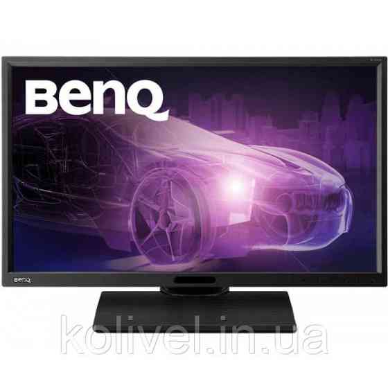 TFT 23.8" BenQ BL2420PT, QHD, IPS, DVI-DL, DP, HDMI, USB, Pivot, HAS, колонки, чорний (BL2420PT) Київ