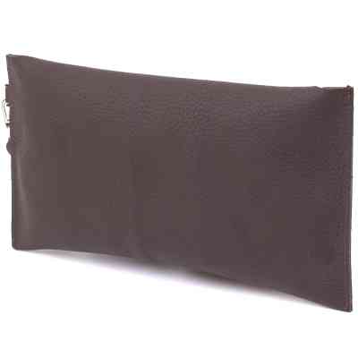 Косметичка Shvigel Кожаная матовая тревел Коричневая (16418) Винница