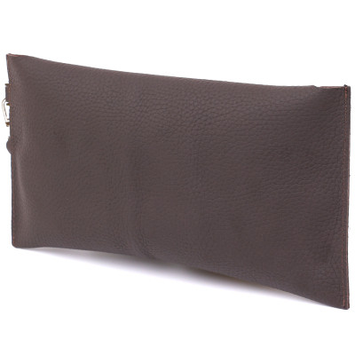 Косметичка Shvigel Кожаная матовая тревел Коричневая (16418) Винница - изображение 4