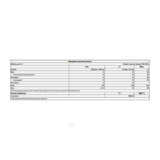 Глутамин Puregold Glutamine 300g Киев