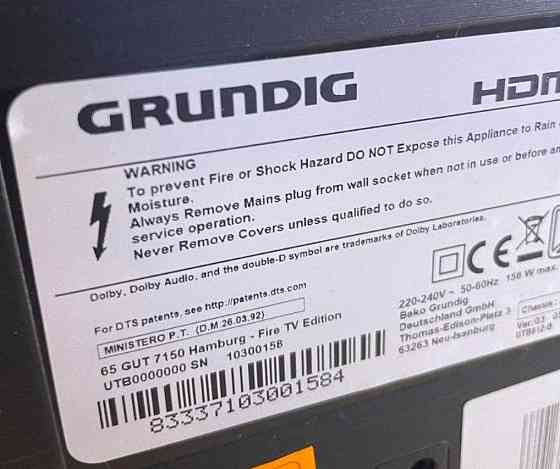 65" Безрамний смарт GRUNDIG 65 GUT 7150 Харків