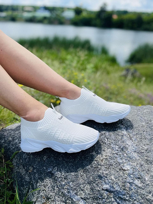 LB Сліпони жіночі LB 778-2 білі (весна-літо, сітка) (5073) Коломия - фото 7