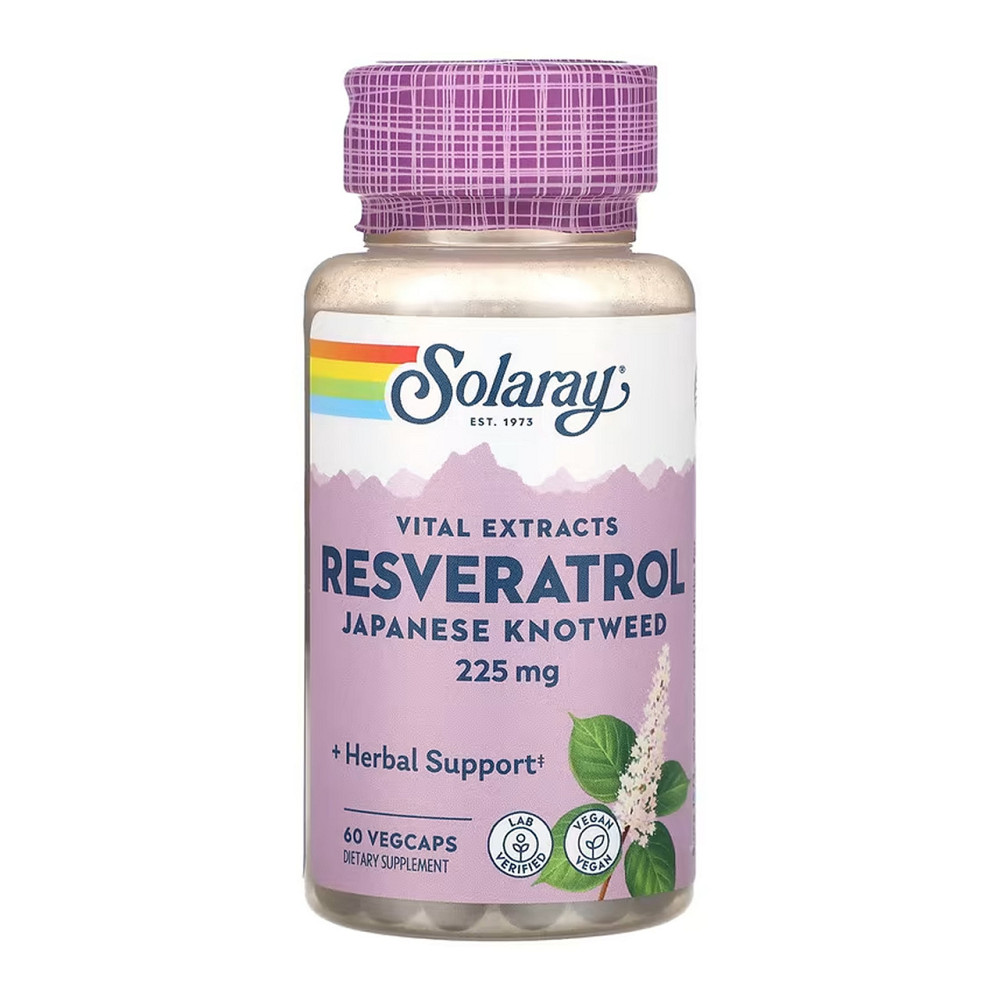 Ресвератрол SolarayTriple Strength Resveratrol 225mg 60 капс Киев - изображение 1