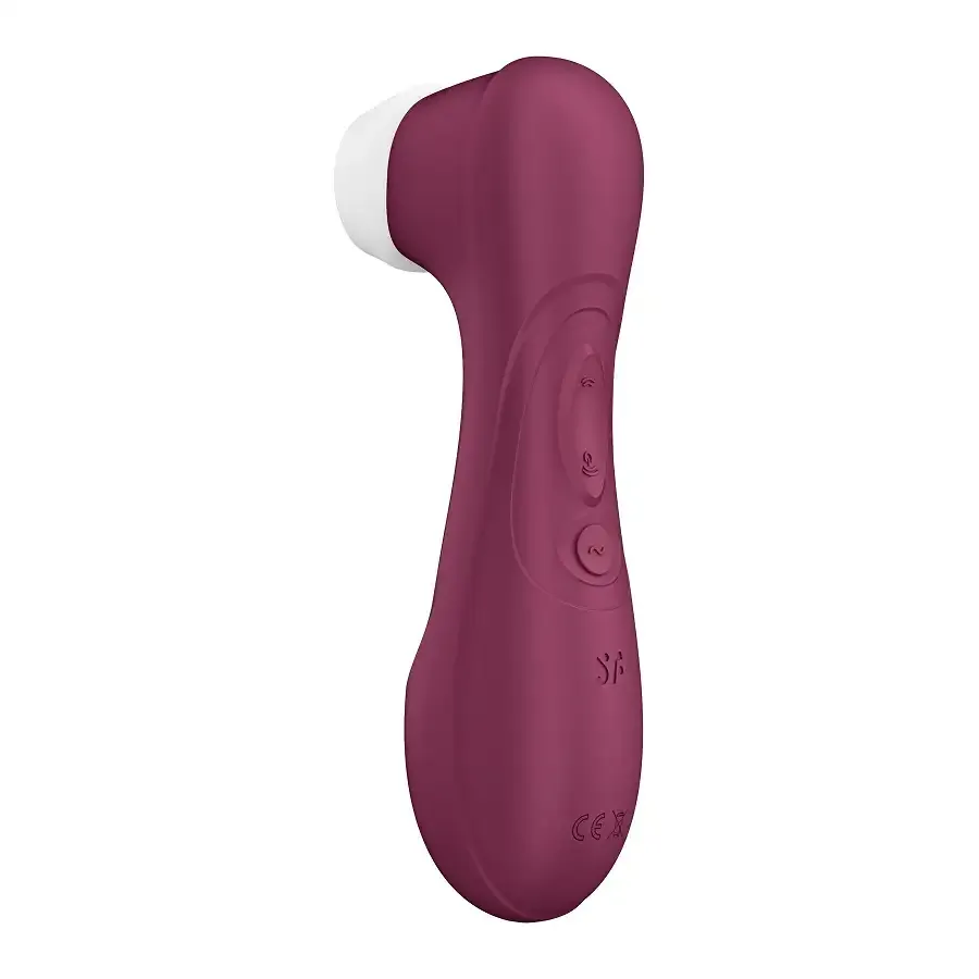 Вакуумний кліторальний стимулятор Satisfyer Pro 2 Generation 3 with Liquid Air Wine Red Львів - фото 4