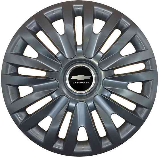 Автомобільні модельні ковпаки R15 SJS Chevrolet 313 4шт, чорні Київ