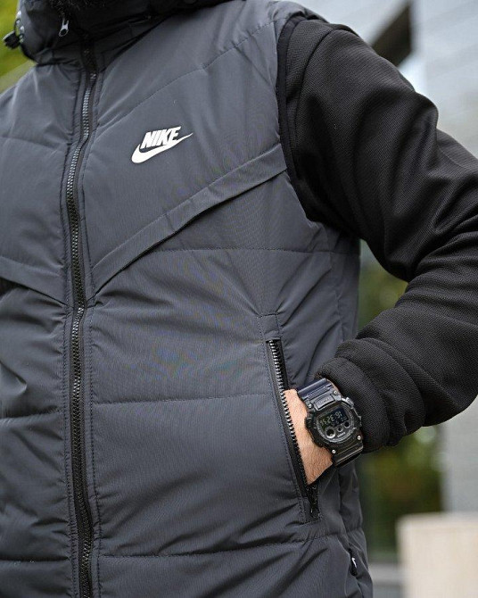 Мужская жилетка Nk  grey  4   ПП8014 Одесса - изображение 3