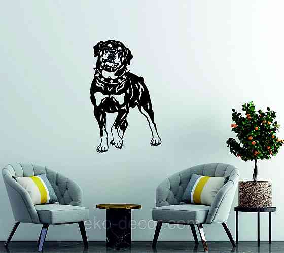 Декоративне настінне Панно «Ротвелер», Декор на стіну Київ