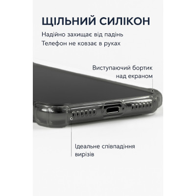 Чохол до мобільного телефона BeCover Anti-Shock Apple iPhone 17 Pro Max Grey (713800) Вінниця - фото 5