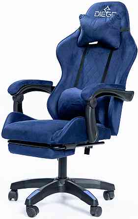 Крісло геймерське DIEGO ALCANTARA PRO Dark Blue Київ