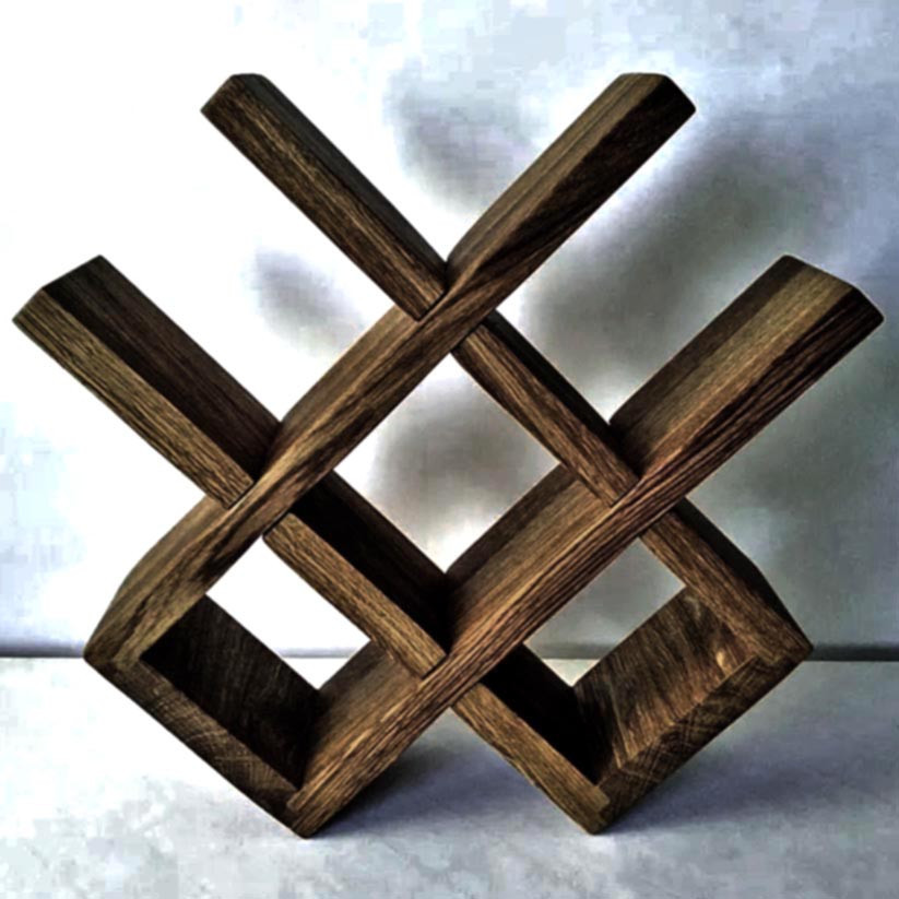 Настільна винна полиця "Катлер" капучино Миколаїв - фото 1