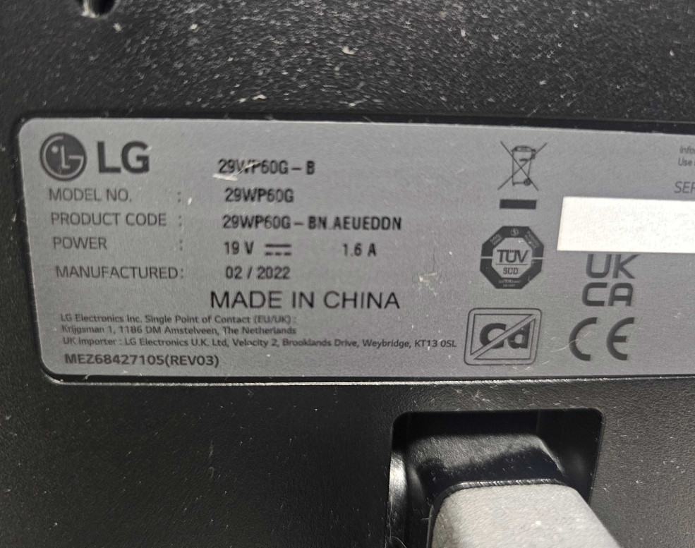 Монітор LG 29WP60G 29 IPS type c + Настінне кріплення hdmi офiцiал. Київ - фото 4