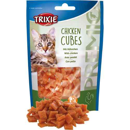 Ласощі Trixie Premio Chicken Cubes для котів кубики з куркою 50 г Київ