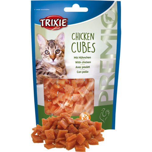 Ласощі Trixie Premio Chicken Cubes для котів кубики з куркою 50 г Київ - фото 3