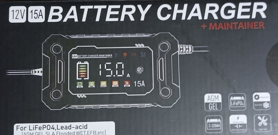 Нова  зарядка  12v 15A Lifepo4,Gel, AGM. Харків - фото 3