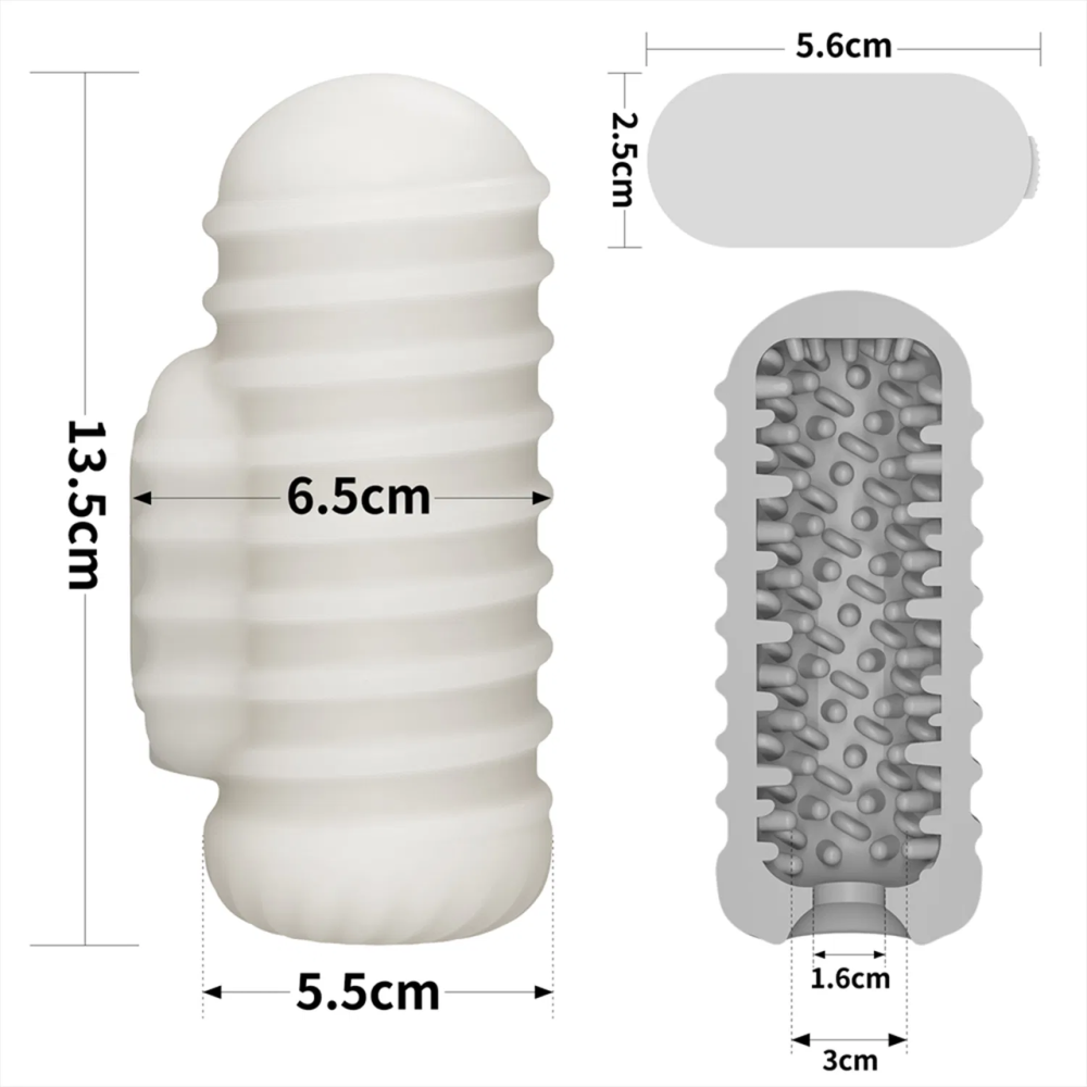 Мастурбатор - Knights Ring Vibrating Dual Purpose Sleeve-Wavy Sex Aura Київ - фото 4