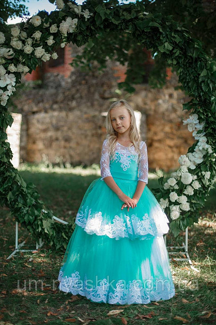 Длинное нарядное платье Лидия на 120-130 Кривой Рог - изображение 3