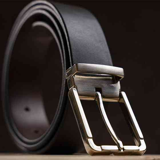 Ремінь чоловічий шкіра Коричневий (GRANDE PELLE) Київ